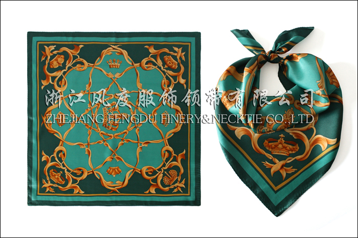 農行 真絲中方巾 規格：60x60cm