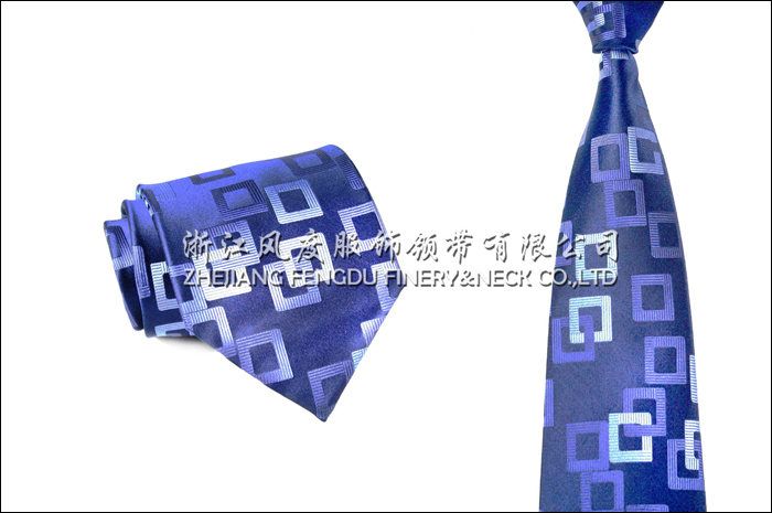 中國建設銀行 色織真絲領帶