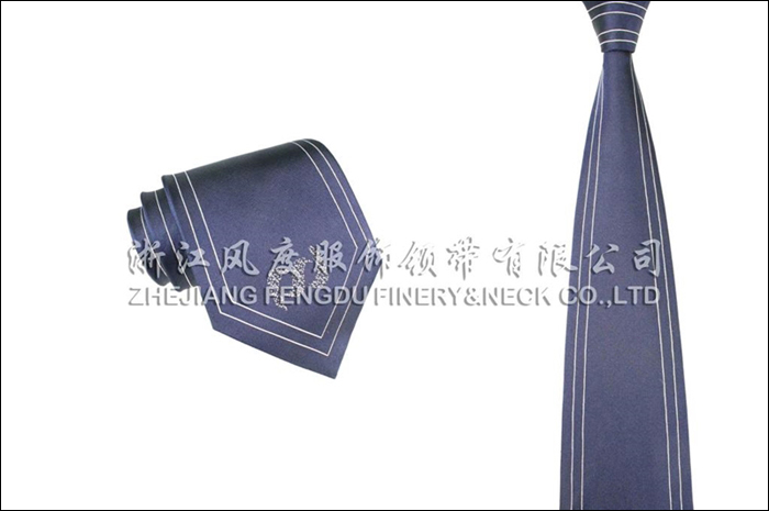 浦發銀行 色織真絲領帶