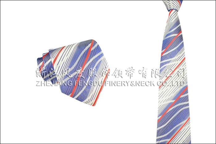 浦發銀行 色織真絲領帶