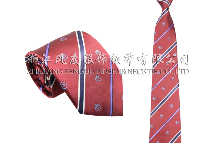 長沙地鐵 色織滌絲領帶