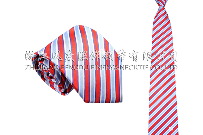 中國(guó)海外物業(yè)管理 色織滌絲領(lǐng)帶