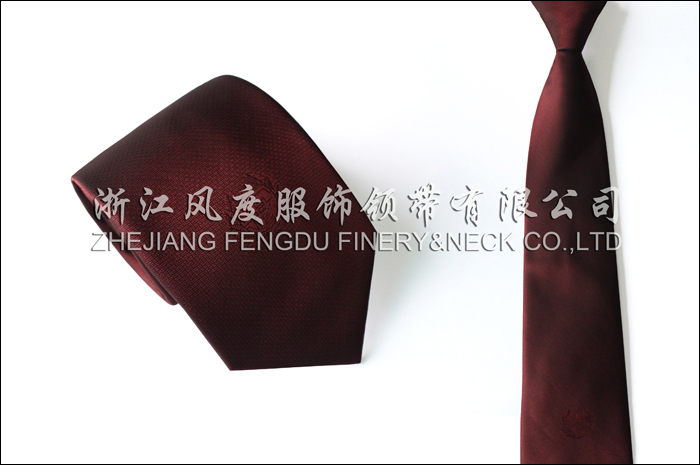 江西市場監(jiān)督局 色織滌絲領帶紅色款