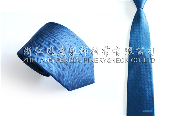 吉利汽車 色織滌絲領帶