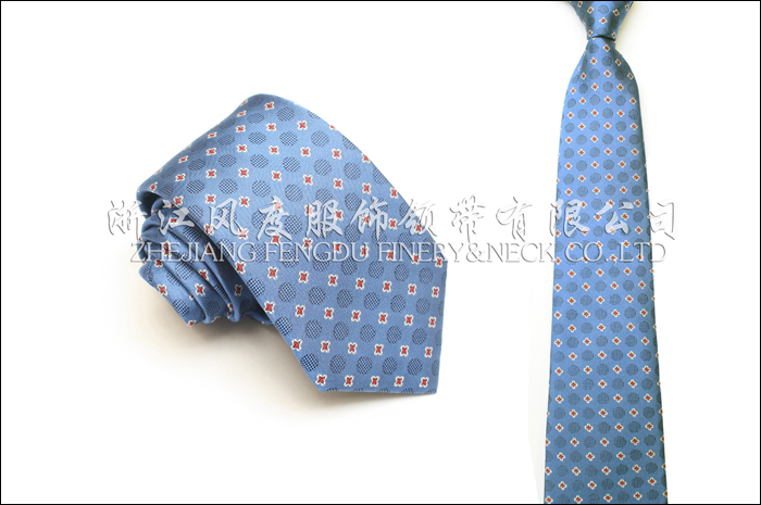 2018春秋色織真絲商務領帶