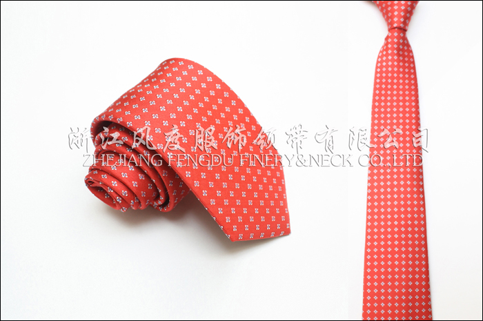 2018春秋色織真絲商務領帶