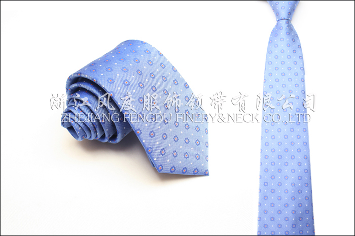 2018春秋色織真絲商務領帶