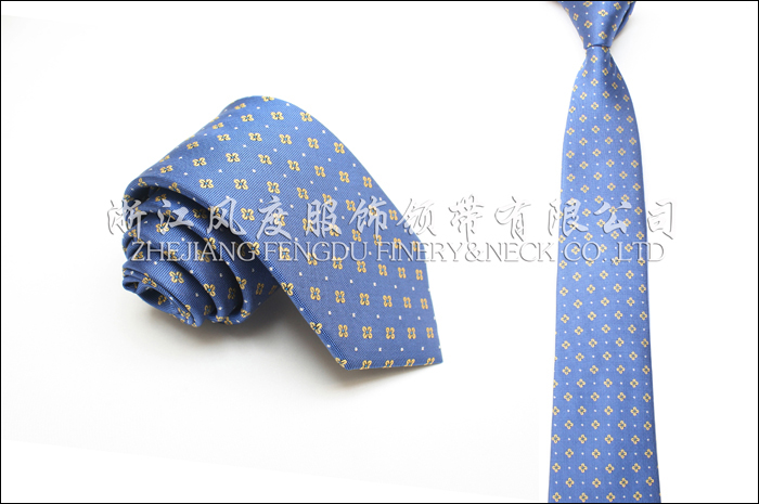 2018春秋色織真絲商務領帶
