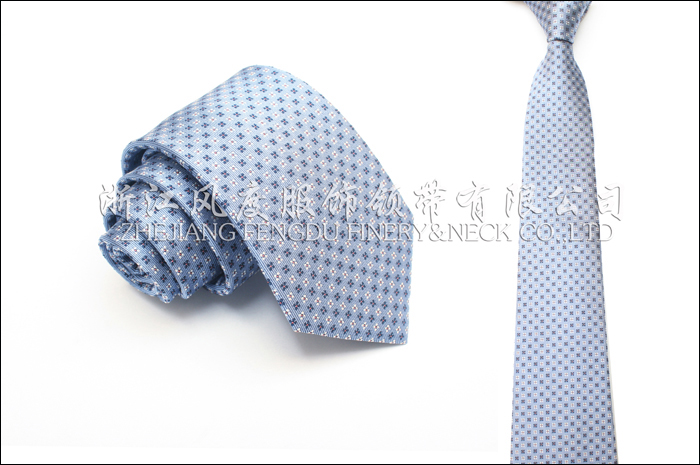 2018春秋色織真絲商務領帶