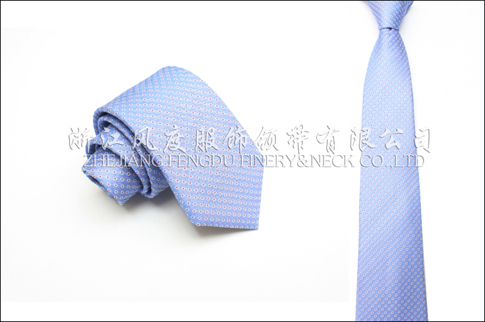 2018春秋色織真絲商務領帶
