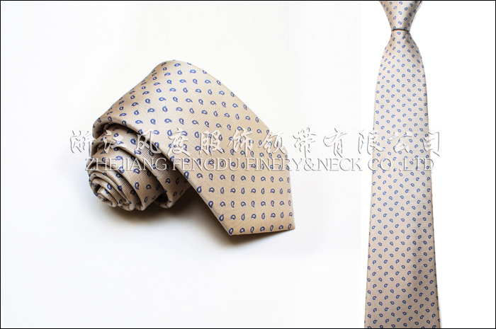 2018春秋色織真絲商務領帶