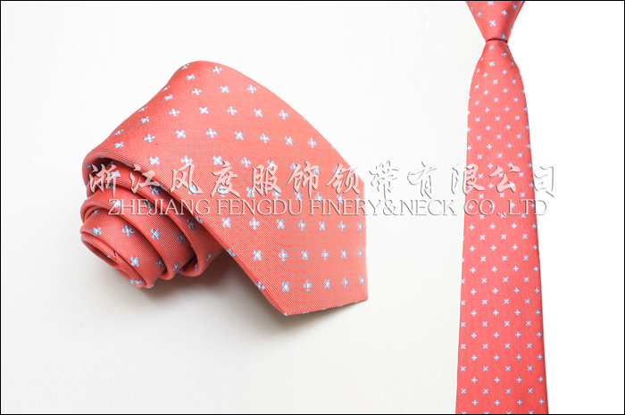 2018春秋色織真絲商務領帶