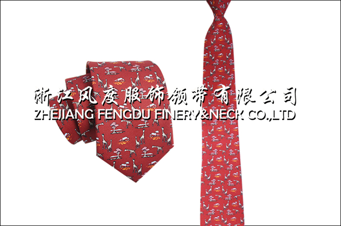 2019春夏新款印花仿絲商務領帶 FDMP1872