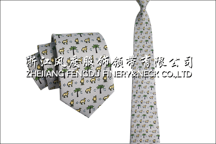 2019春夏新款印花仿絲商務領帶 FDMP1876