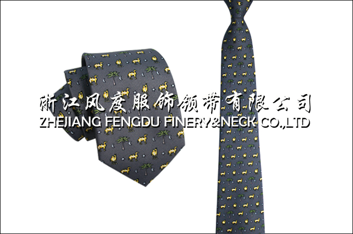 2019春夏新款印花仿絲商務領帶 FDMP1877