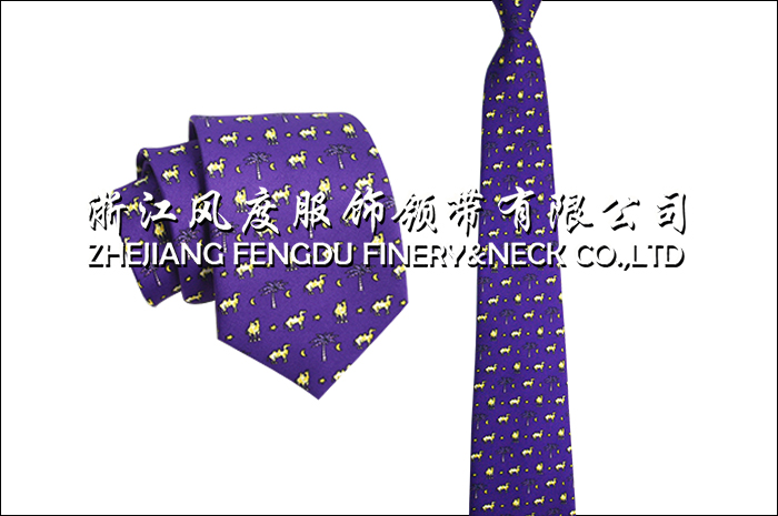 2019春夏新款印花仿絲商務領帶 FDMP1878