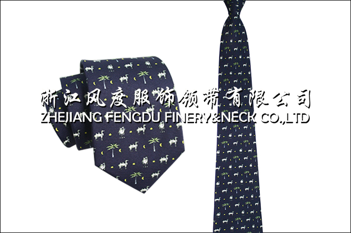 2019春夏新款印花仿絲商務領帶 FDMP1880