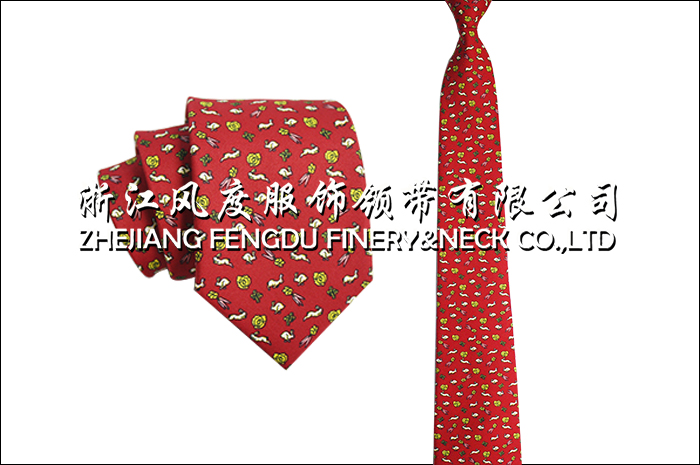 2019春夏新款印花仿絲商務領帶 FDMP1881