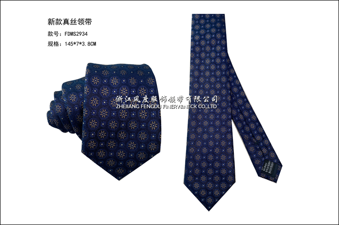 2024新款春秋真絲領帶